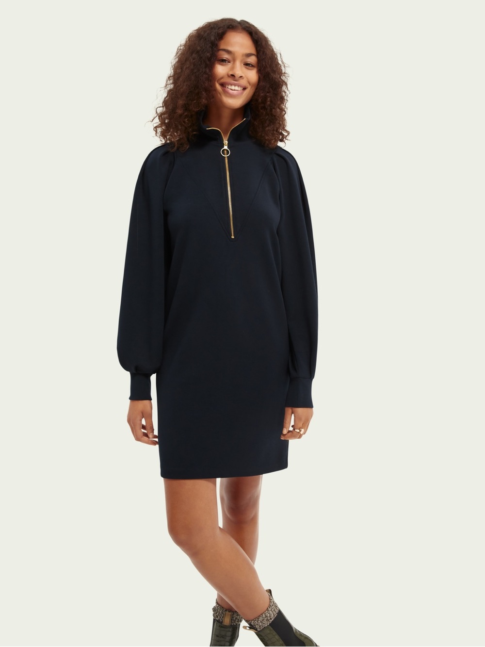 Scotch & Soda Anorak Dress Navy Small